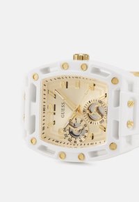 Guess PHOENIX EXCLUSIVE - Cronografo - white/champagne sunray