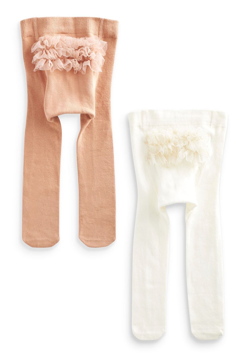 Next 2 PACK  - Strømpebukser - pink cream