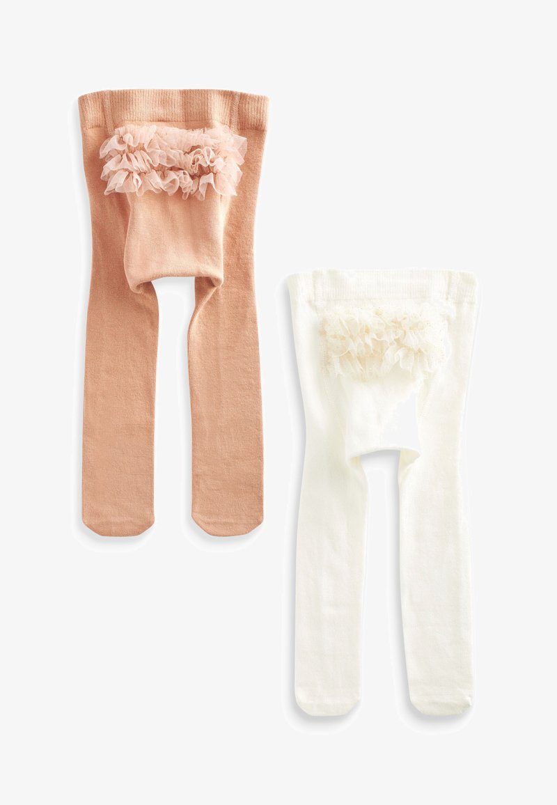 Next 2 PACK - Strømpebukser - pink cream