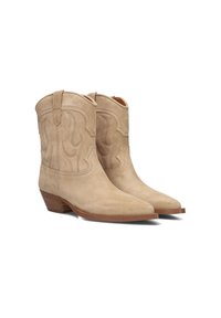 Alpe Cowboy/biker ankle boot - beige