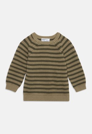 Name it, NMMVOLLY STRIPE - Пуловер - green