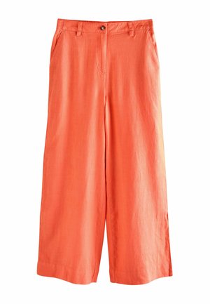 TALL FIT - SMART FRONT WIDE LEG - Stoffhose - coral pink