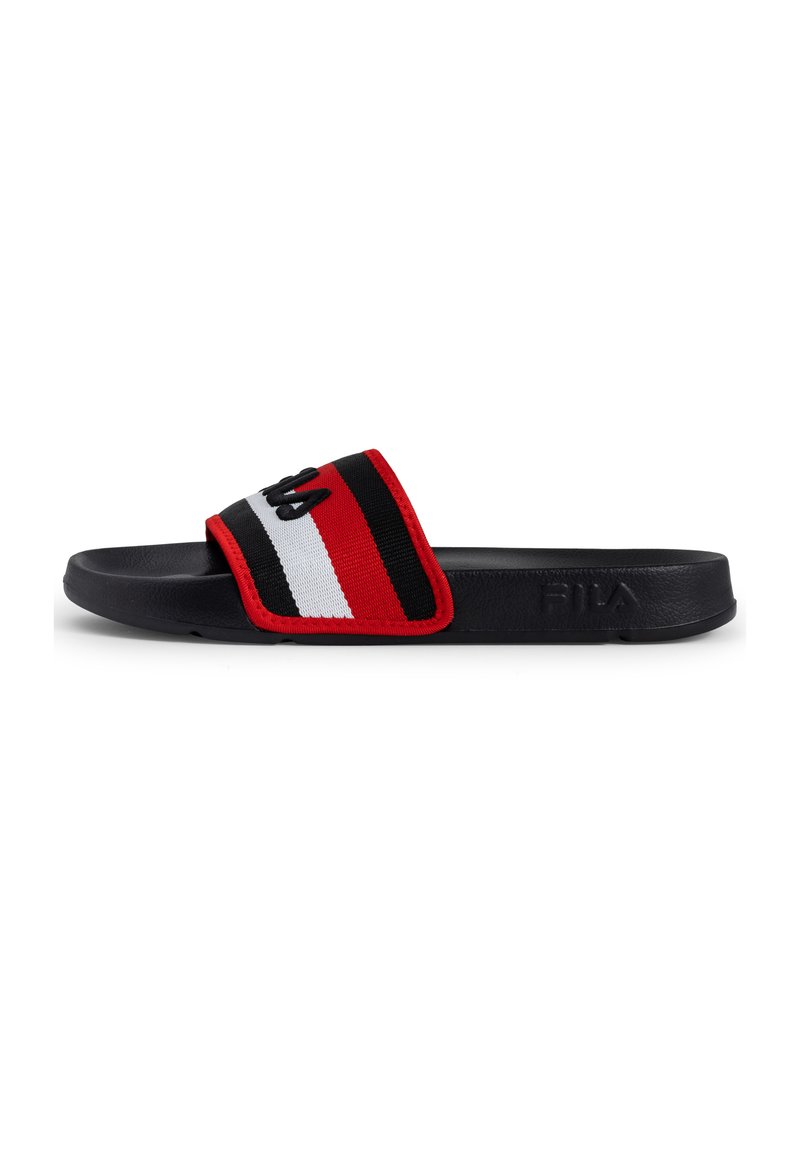 Fila MORRO BAY STRIPES - Matalakantaiset pistokkaat - black