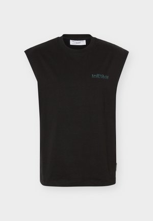 Marc O'Polo DENIM, CRAYFISH CAPSULE TANK TOP, RELAXED FIT - T-shirt imprimé - black