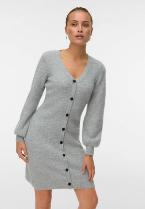 AWEVE KURZES - Abito in maglia - light grey melange