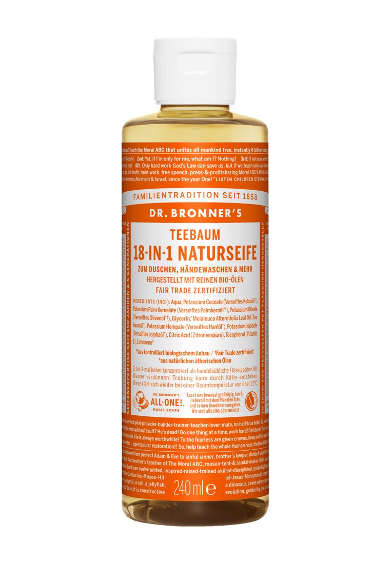 Dr. Bronner´s - 18-IN-1 NATURAL SOAP - Shower gel - teebaum, Enlarge