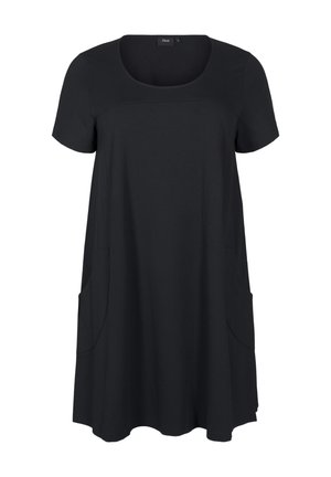 Zizzi Džersejové šaty - black