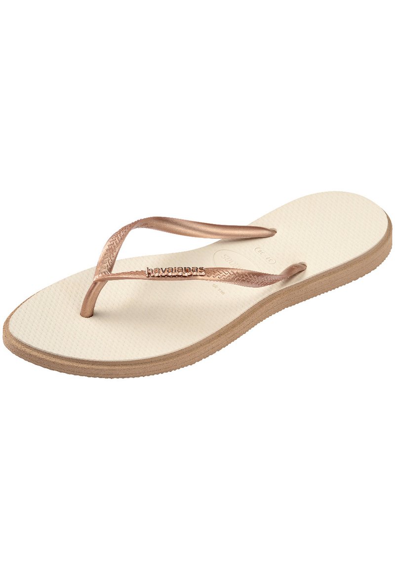 Havaianas Tongs Slim Femme - Caoutchouc - Semelle Texturée - Élégantes Et Confortables - Plusieurs Couleurs