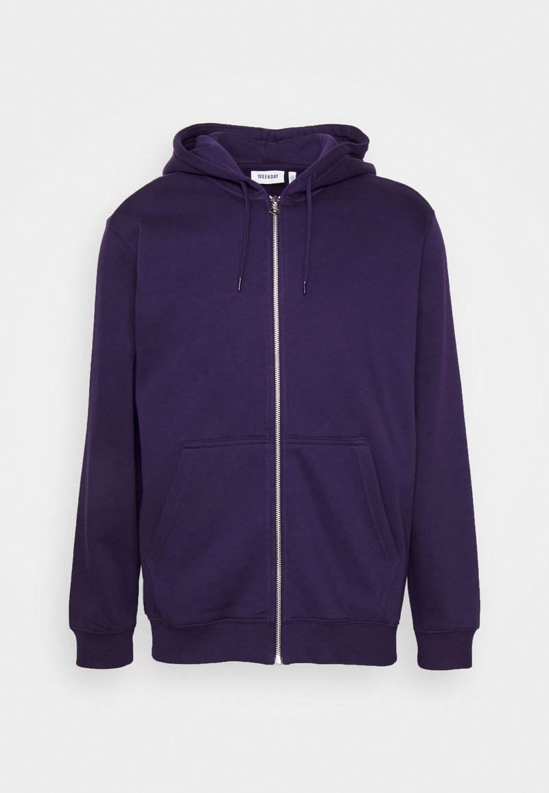 purple blue sweatshirt