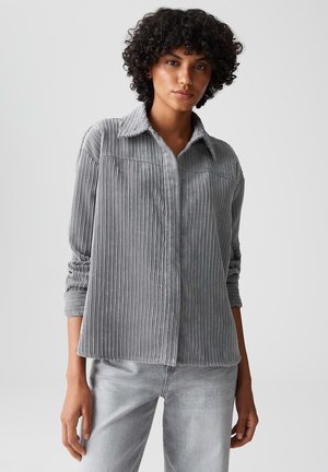 OPUS, OPUS LANGARMBLUSE FLANKY - Chemisier - easy grey