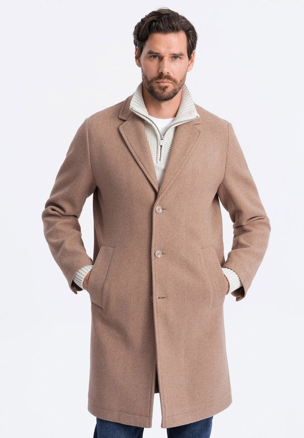 Klassischer Mantel - beige