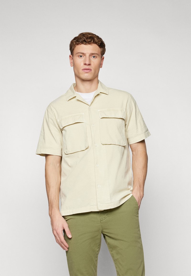 Clique Cambridge Camicia Business Uomo Manica Corta - Oxford Elegante, Tessuto Facile Da Pulire, Con Tasca