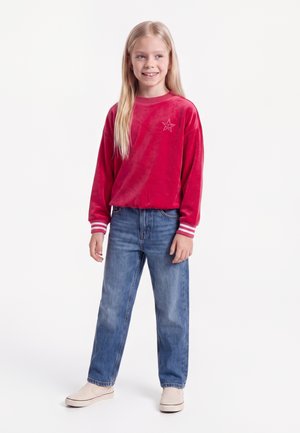 Tommy Hilfiger, STAR FLAG CREW NECK - Pusa - blissful berry