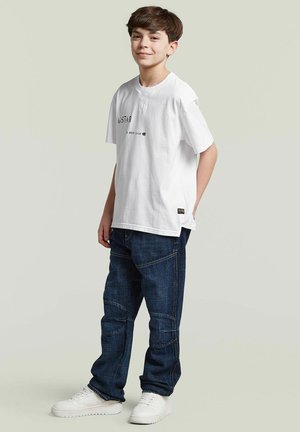 G-STAR, BOYS NIFOUS T-SHIRT - Print T-shirt - white
