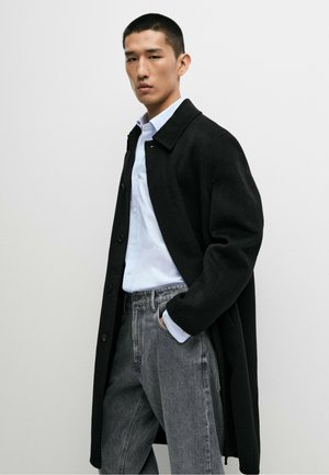 Massimo Dutti, Classic coat - black