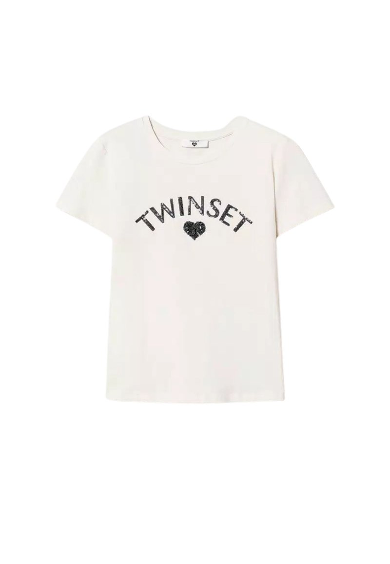 TWINSET T-shirt print beige TWINSET T-shirt print beige