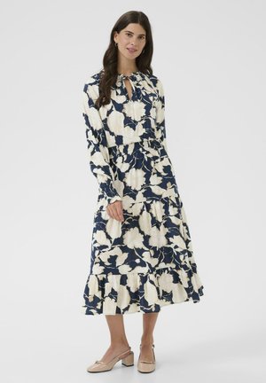 LUCCA LONG - Vapaa-ajan mekko - navy flower print