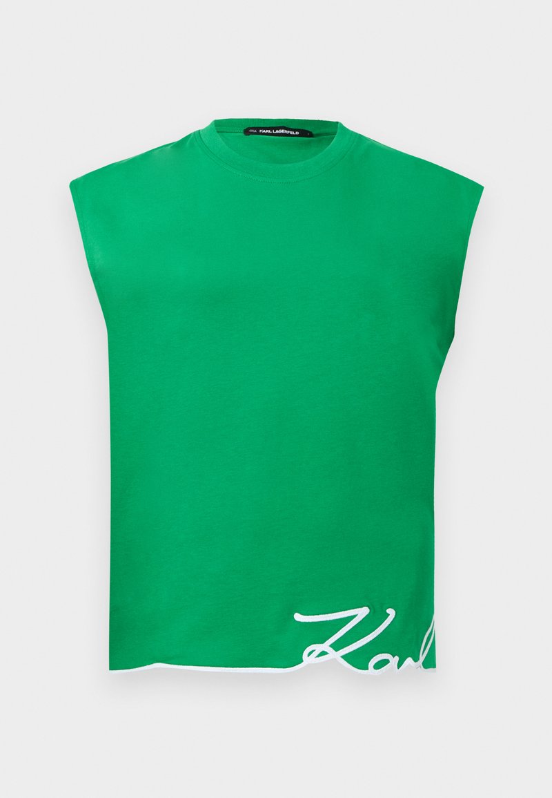 KARL LAGERFELD SIGNATURE TANK - Top - fern green/green - Zalando.co.uk