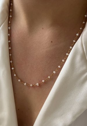 ByNouck LONG PEARL  - Halskette - gold coloured
