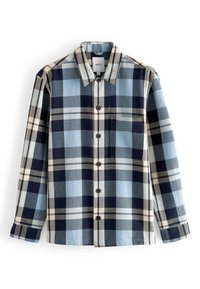 Next TEXTURED CHECK  - Pluus - blue
