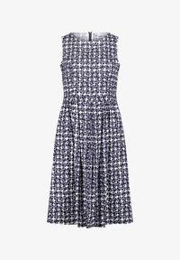 Unausgewählt, weiß dunkelblau