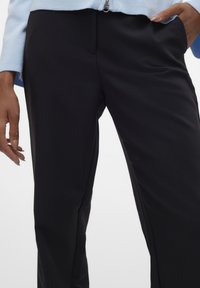 Vero Moda CLAIR STRAIGHT - Broek - black