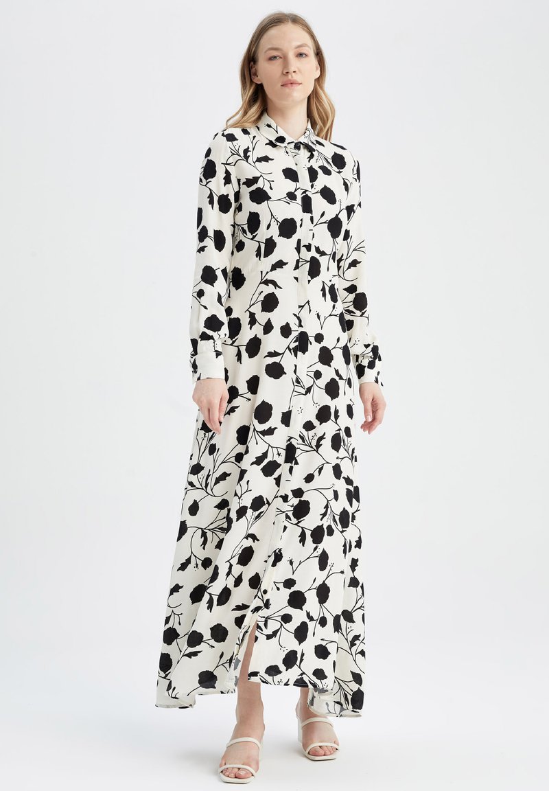 DeFacto Maxi šaty ecru/béžová Zalando.cz