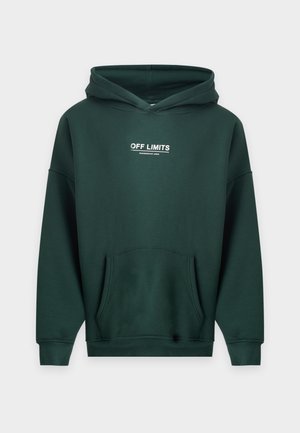 YOURTURN by Zalando, UNISEX RELAXED FIT OFF LIMITS HOODIE - Sweat à capuche - dark green