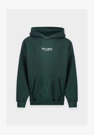 YOURTURN by Zalando, UNISEX RELAXED FIT OFF LIMITS HOODIE - Sweat à capuche - dark green