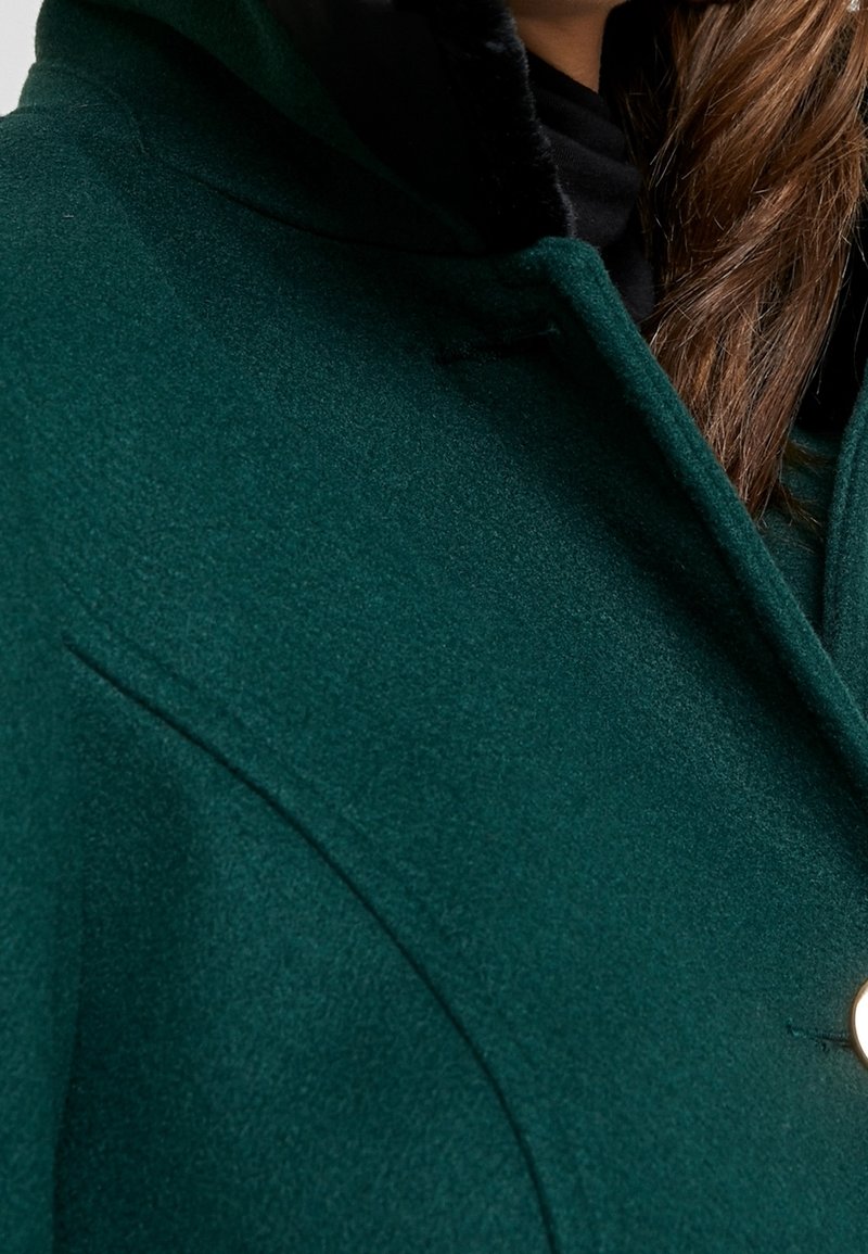 Manteau Balançoire Femme George Vert Moutarde - Double Boutonnage - Taille UK 10 - Occasion Bon état