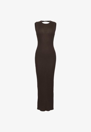 LA MANIA, CECILY - Maxi šaty - dark chocolate