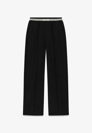 Guess, GOLIARDA WIDE LEG PANT - Pantalon classique - jblk jet black a