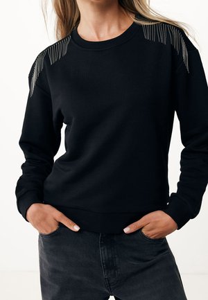 Strickpullover - black