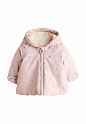 HOODED PUFFER - REGULAR FIT  - Vinterkappa /-rock - grey bow print