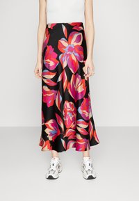 YAS YASPELLA MIDI SKIRT - Jupe trapèze - black