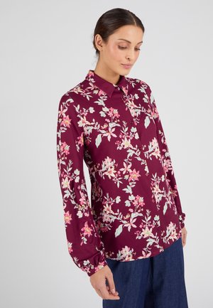 EN  CHAUDE  - Blusa - bordeaux fleuri