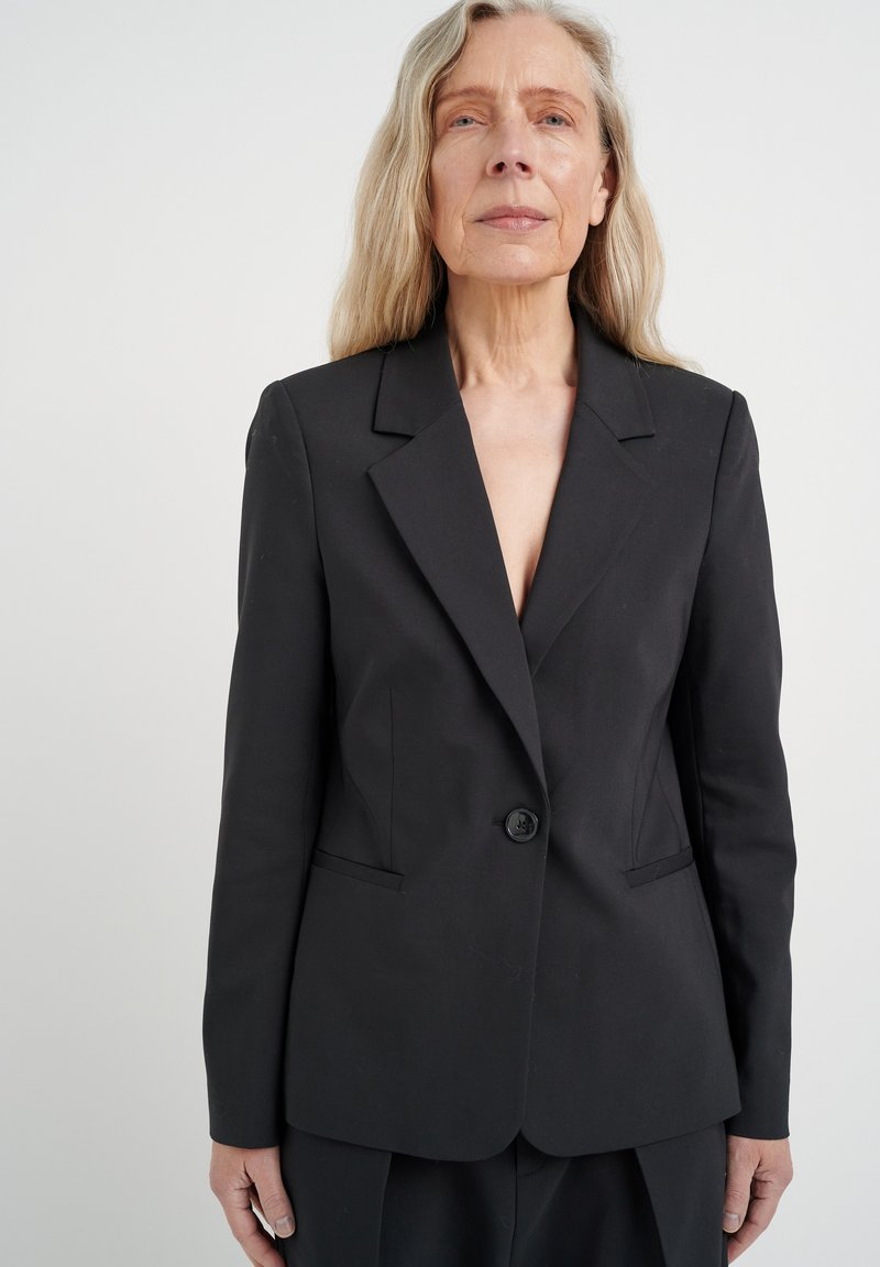 Zellaiw Classic Short Blazer Mocha Grey main image 1