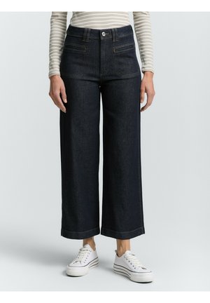 TTNELMA CULOTTE - Jeans a zampa - clean rinsed blue denim