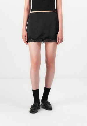 MINI SKORT - Minijupe - black