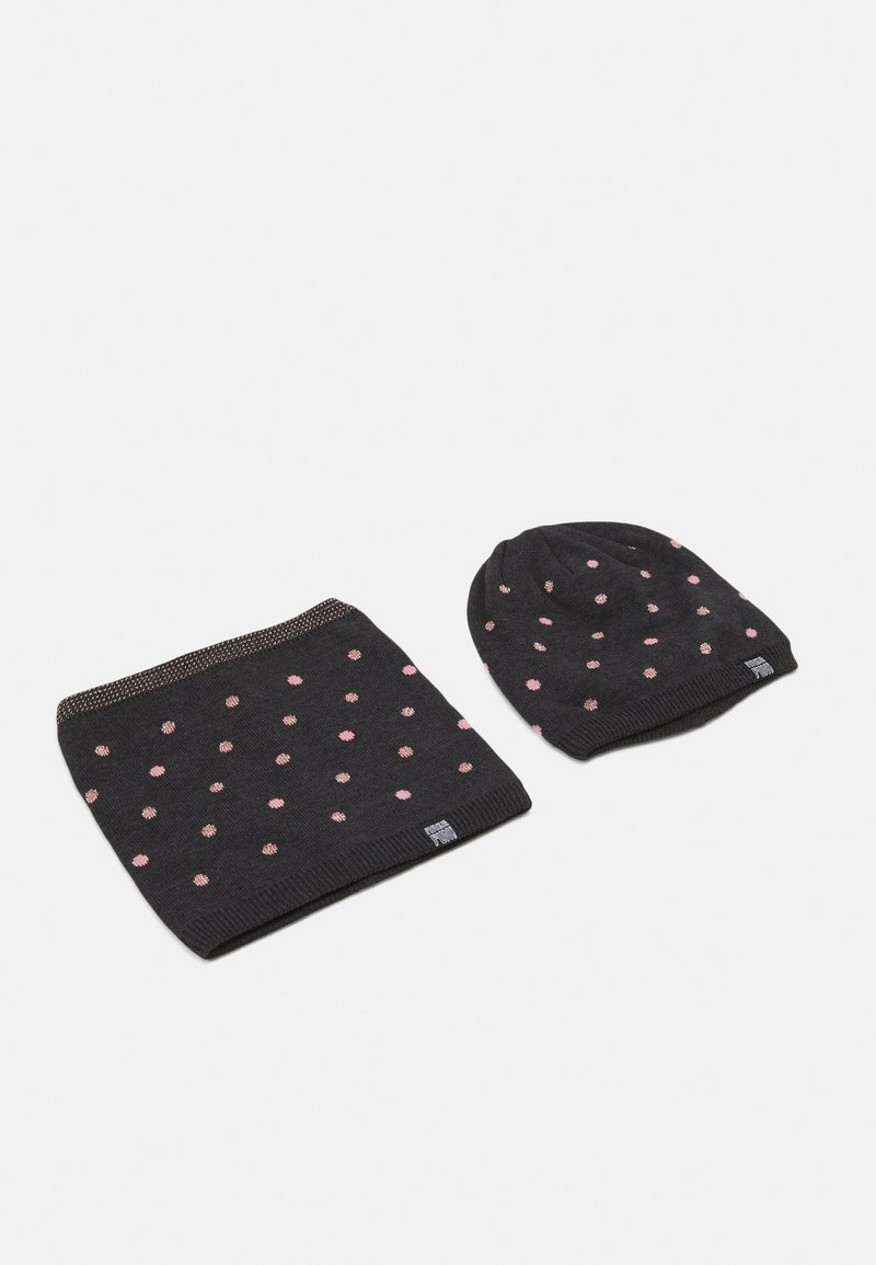 Kinder Taschen & Rucksäcke | maximo BEANIE & SCARF SETSchalcarbon meliert/dusty rose/dunkelblau - DA63474 Kinder Taschen & Rucksäcke | maximo BEANIE & SCARF SETSchalcarbon meliert/dusty rose/dunkelblau - DA63474
