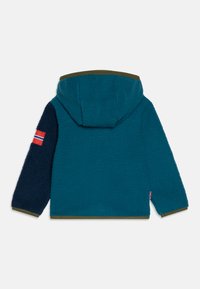 TROLLKIDS AURLANDSFJORD UNISEX - Flísová bunda - dark marine/mystic blue/pine green
