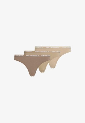 KARL LAGERFELD, KARL LAGERFELD UNDERWEAR BOTTOM MULTIPACK LOGO BRIEF (PACK OF 3) - Slip - shades