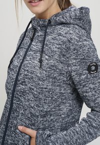 Oxmo Jersey con capucha - mottled dark blue