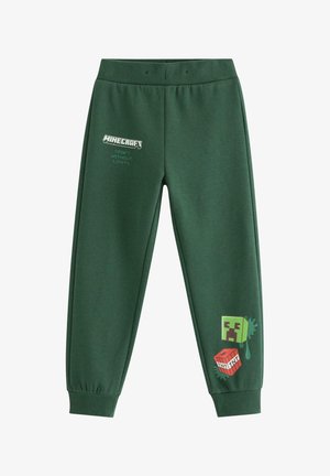 Lindex, LINDEX MINECRAFT JOGGERS LINDEX - Pantaloni sportivi - dark dusty green