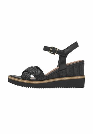 Platform sandals - black
