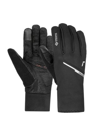 Gloves - black silver