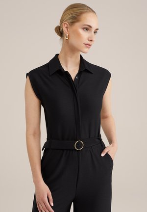 WE Fashion Lühikeste varrukatega bodi - black