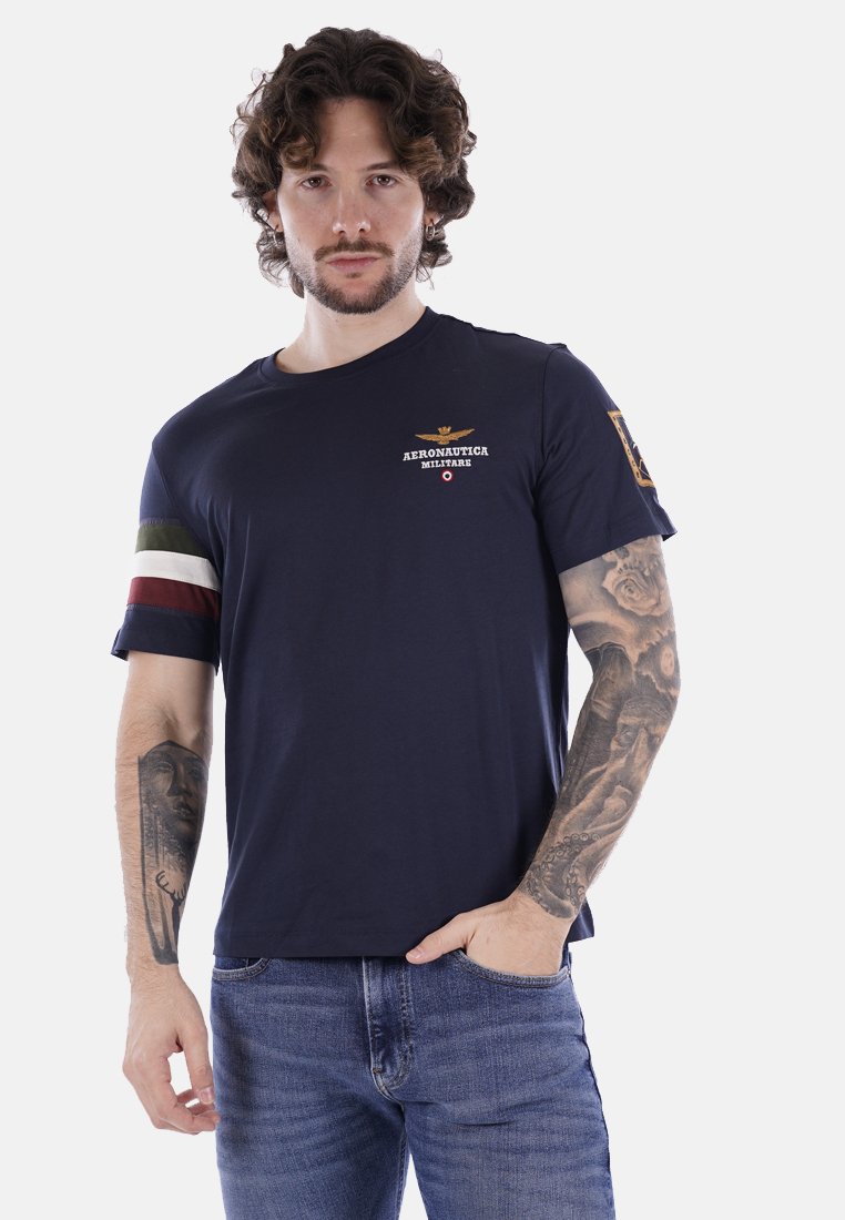 Accademia Militare Blu Cotton Men T-Shirt main image 1