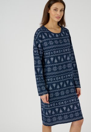 Damart THERMOLACTYL - Camicia da notte - marine graphique