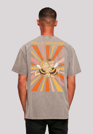 F4NT4STIC DIE BIENE MAJA KOPF MOTIV HEROES OF CHILDHOOD - T-Shirt print - asphalt